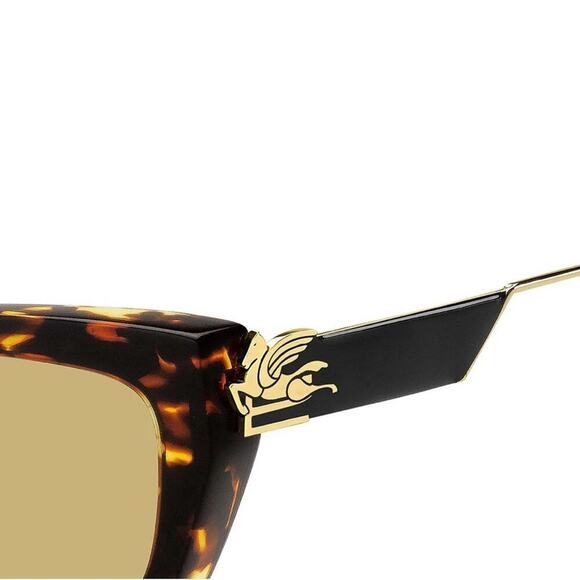 New! Etro ETRO0028/S 0086HO Elegant Havana Cat-Eye Sunglasses, Authentic main image 4